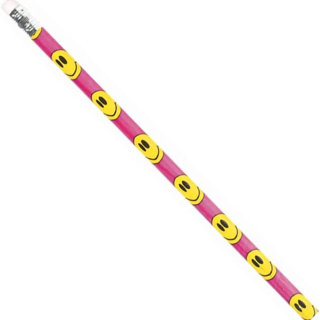 KQ35-2Smiley Face Pencils KQ35-2Smiley Face Pencils